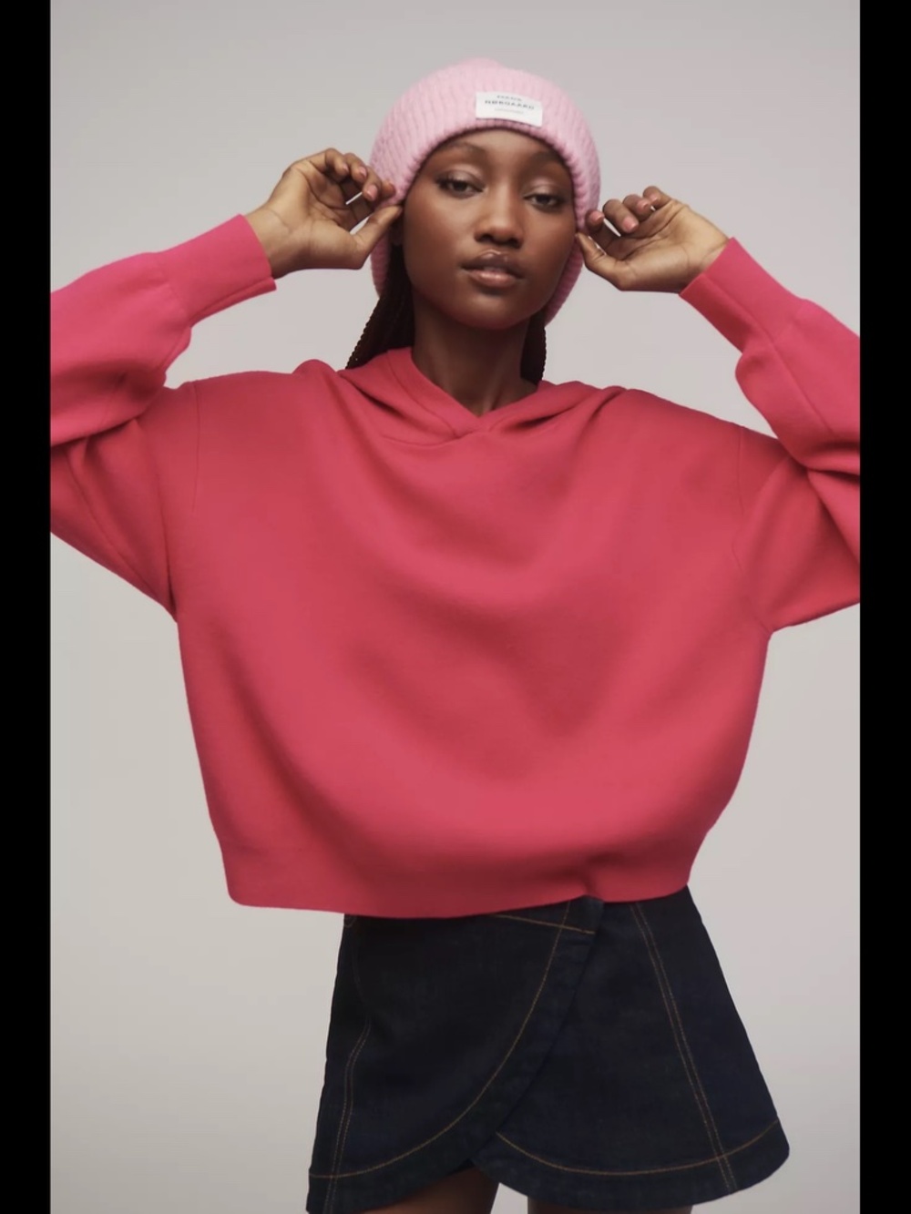 Anthropologie Maeve Compact Hooded Sweater